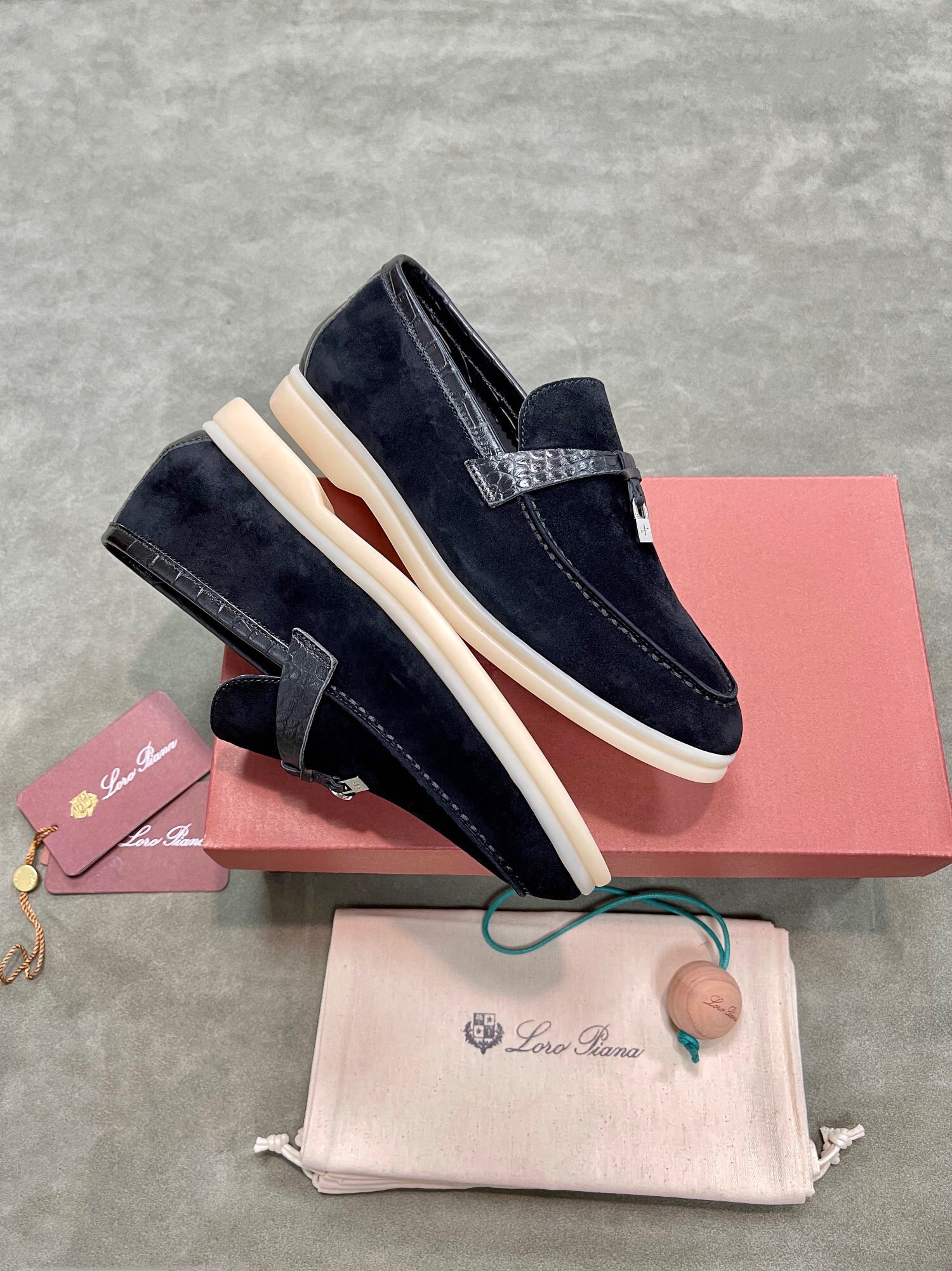 Loro Piana Unisex Loafers Size 36-45