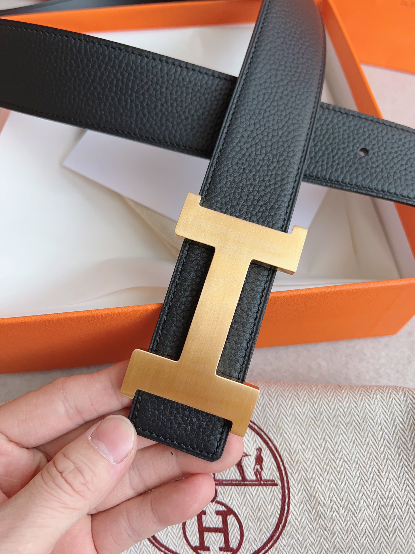 Hermes Men Belt Width 3.8cm