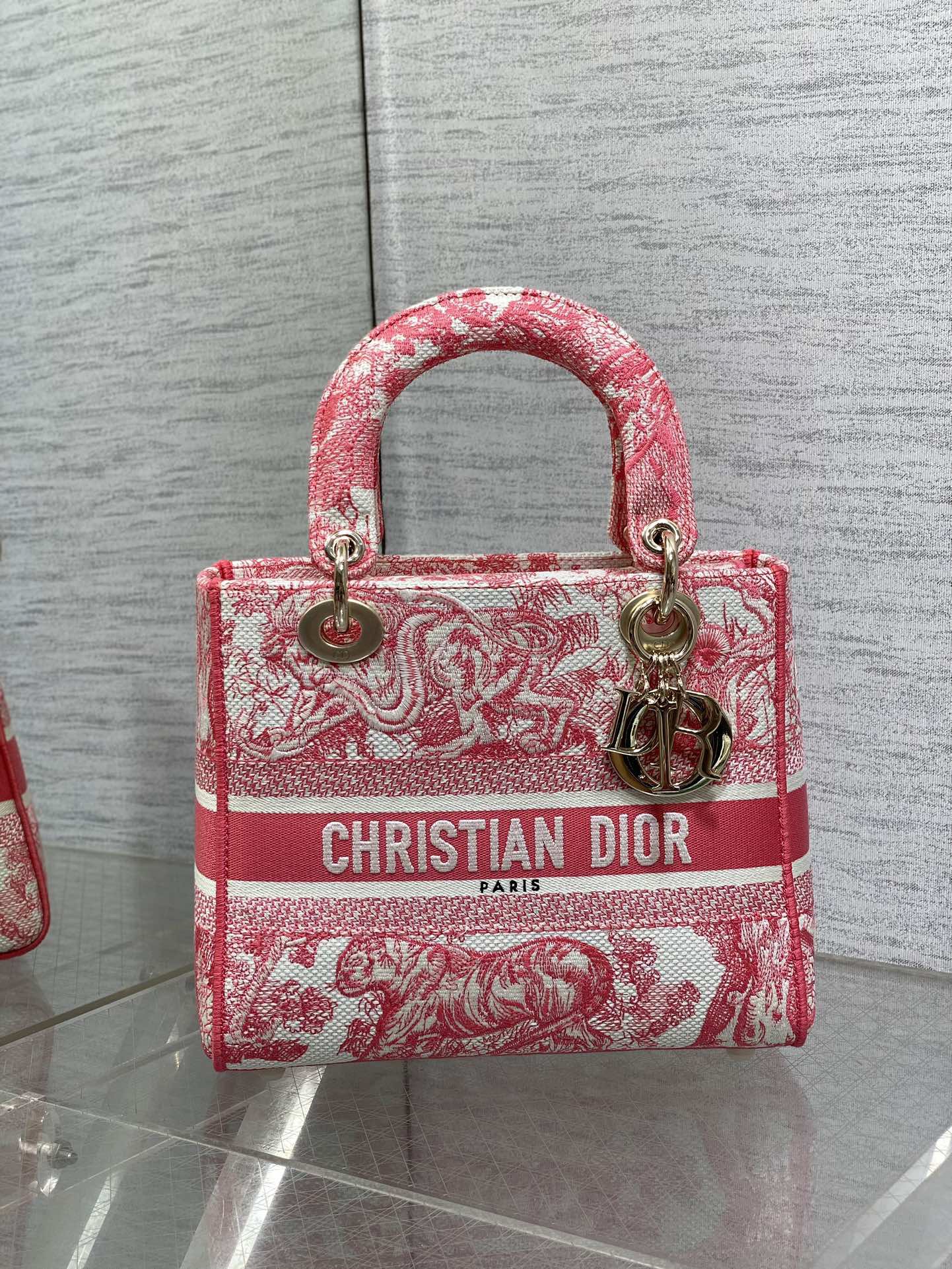 Dior Lady D-Lite Women Shoulder Bags Size 24*11*20cm