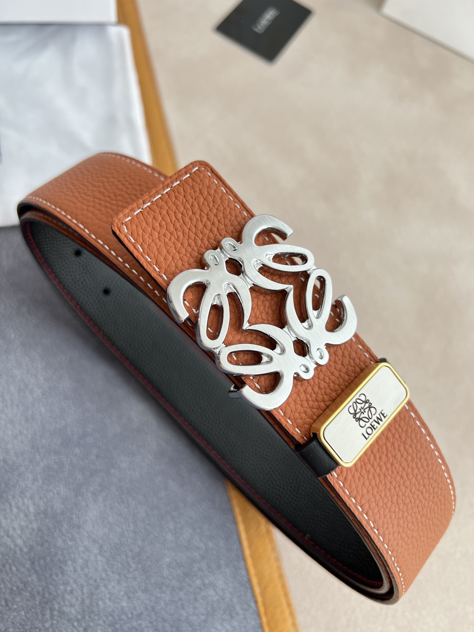 Loewe Men Belt Width 3.8cm