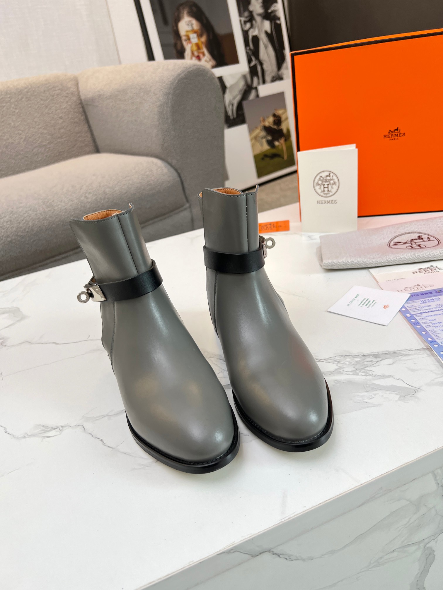 Hermes Women Kelly Boots Size 36-41