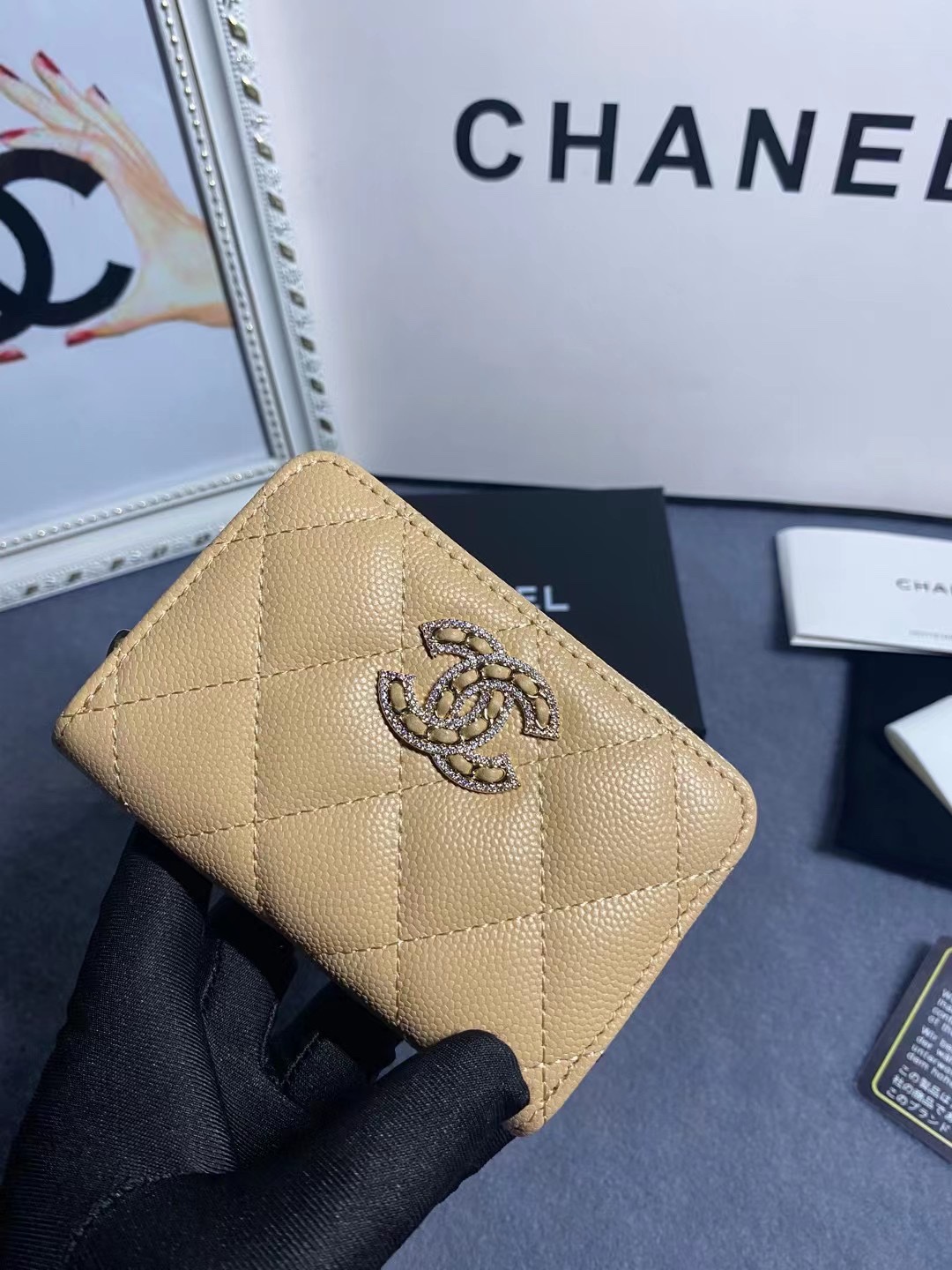 Chanel Card Holder Size 11*7*2cm