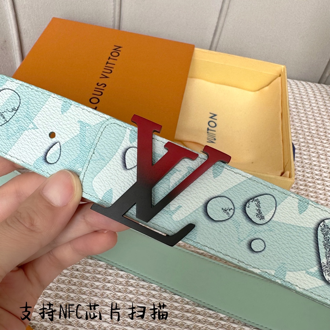 Louis Vuitton Men Belt Width 4cm