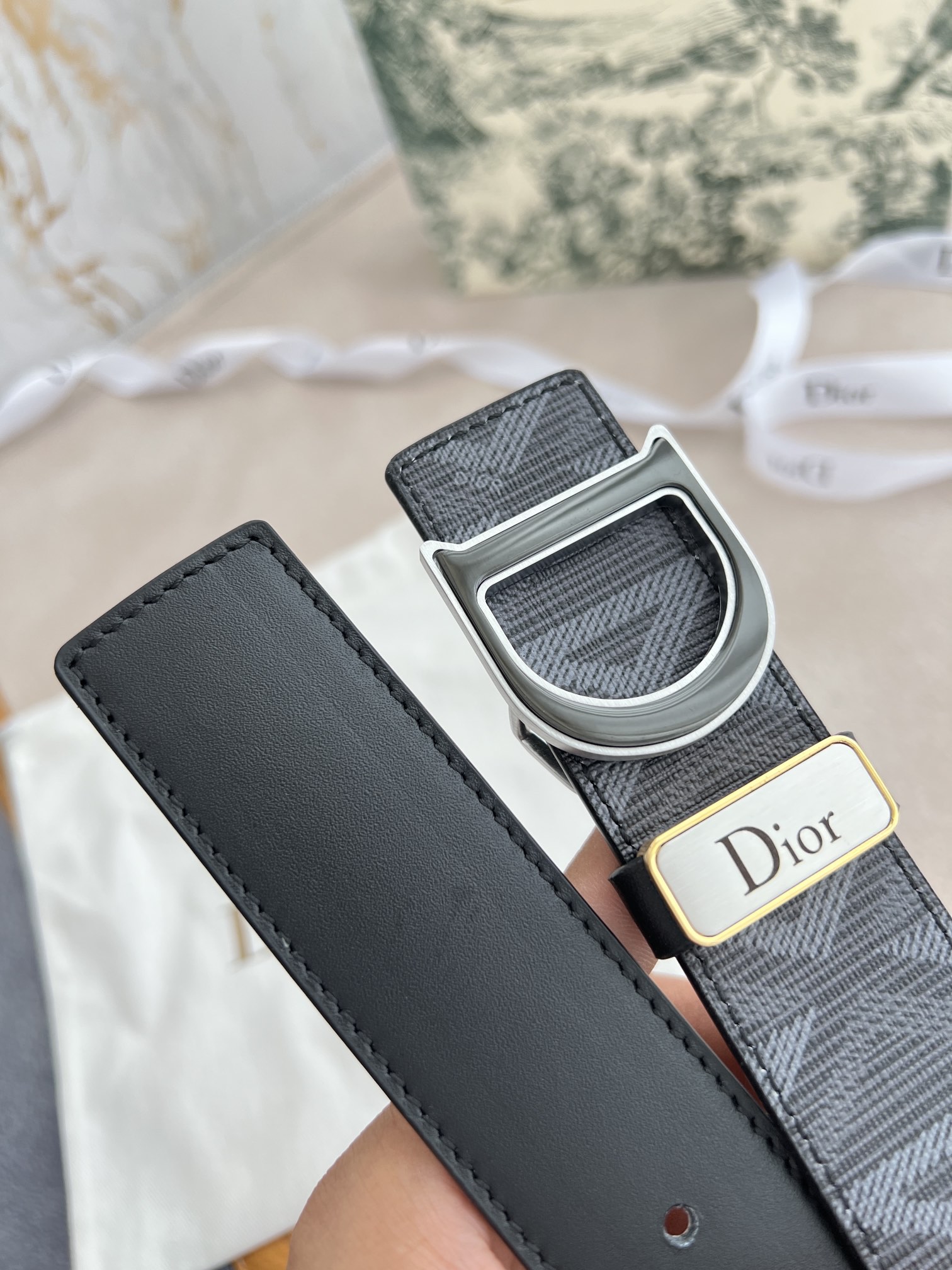 Dior Men Belt Width 3.5cm