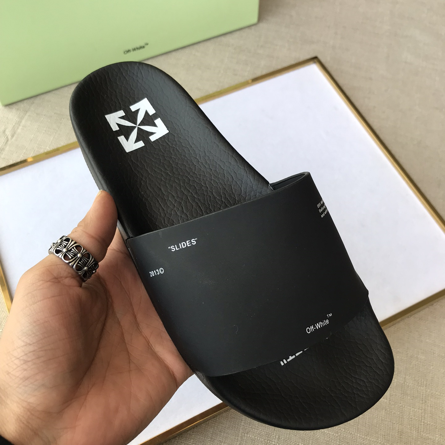 OFF White Mens Women Sandals Gr. 36-46