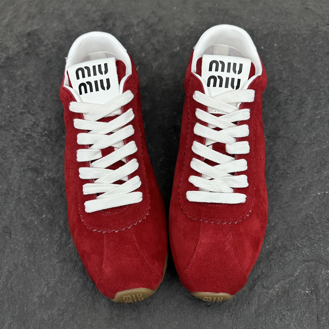 MiuMiu Plume Nappa Sneaker Size 35-40