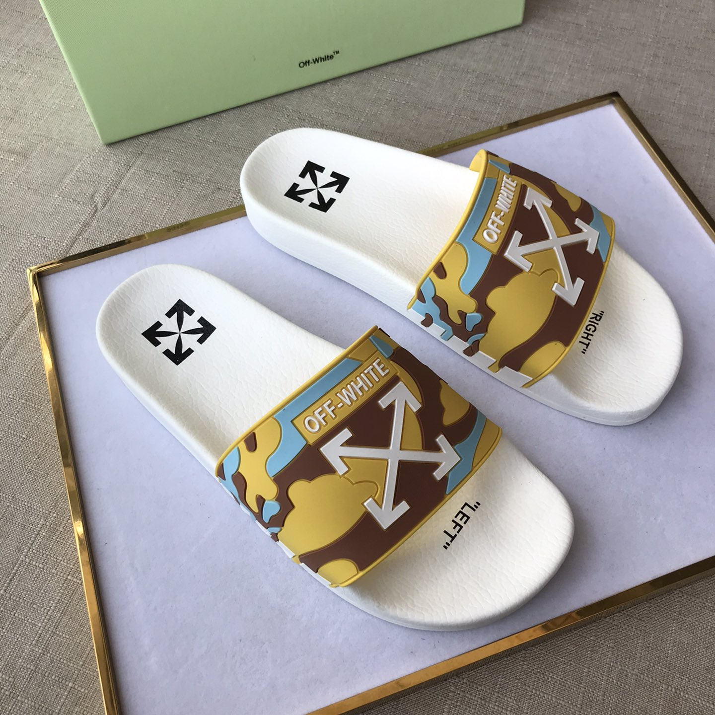 OFF White Mens Women Sandals Gr. 36-46