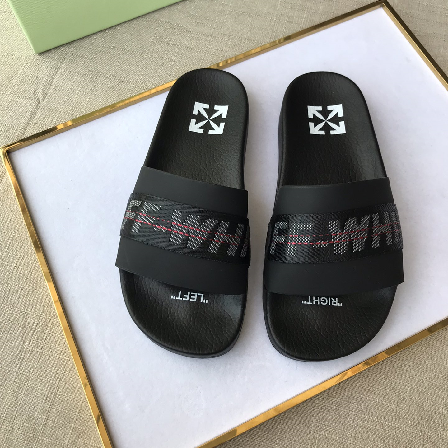 OFF White Mens Women Sandals Gr. 36-46