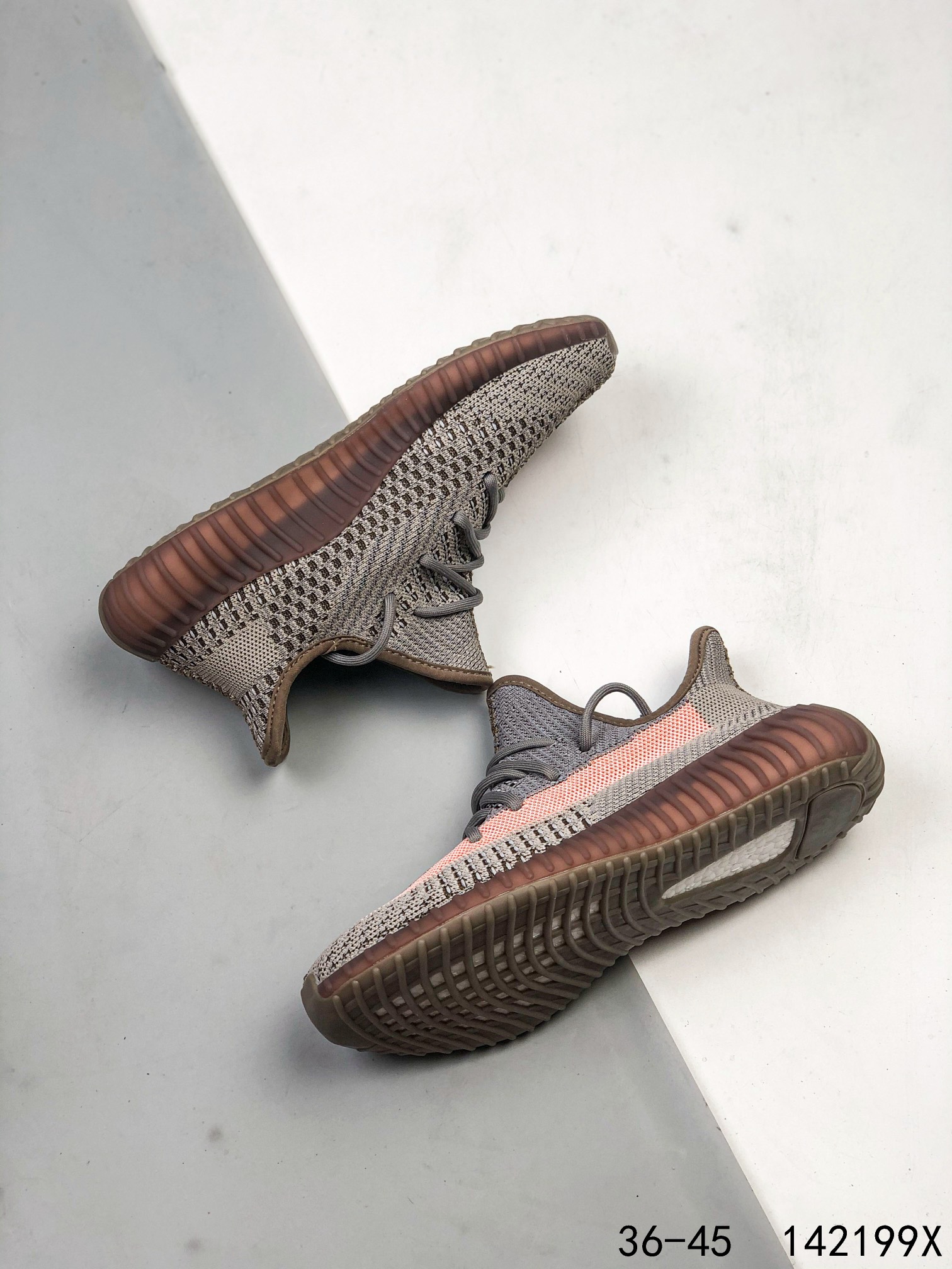 Yeezy 350 Boost 350 V2 Mens/Women Sneakers Shoes Dark Gray 36 - 45