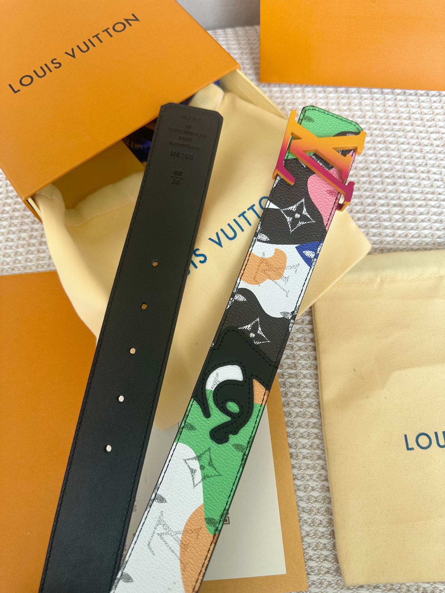 Louis Vuitton Men Belt Width 4cm
