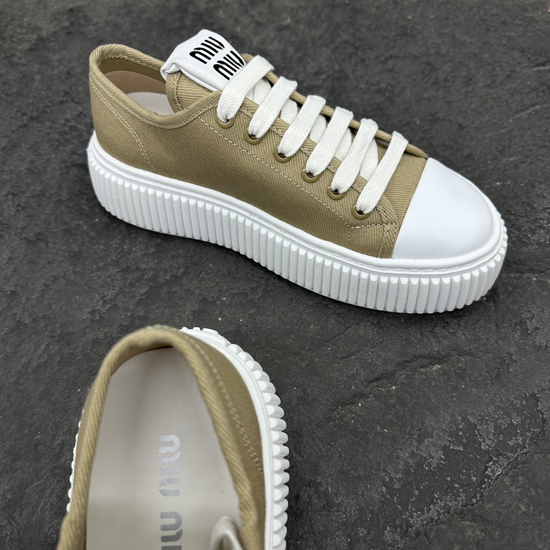 MiuMiu Canvas Sneaker Size 35-40