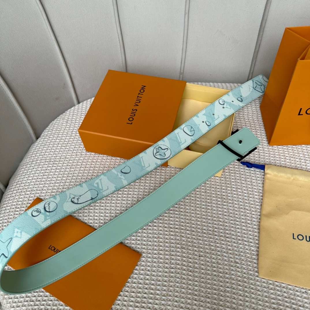 Louis Vuitton Men Belt Width 4cm