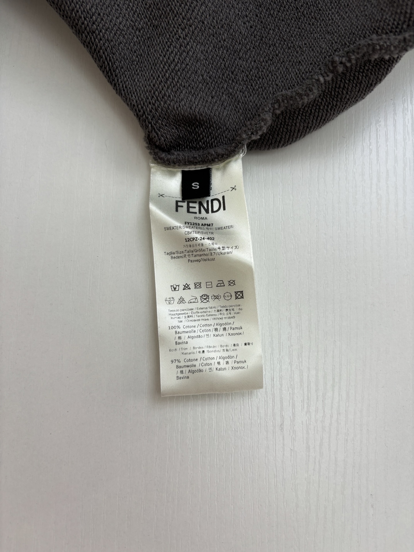 Fendi Unisex Sweatshirt Size S-XL