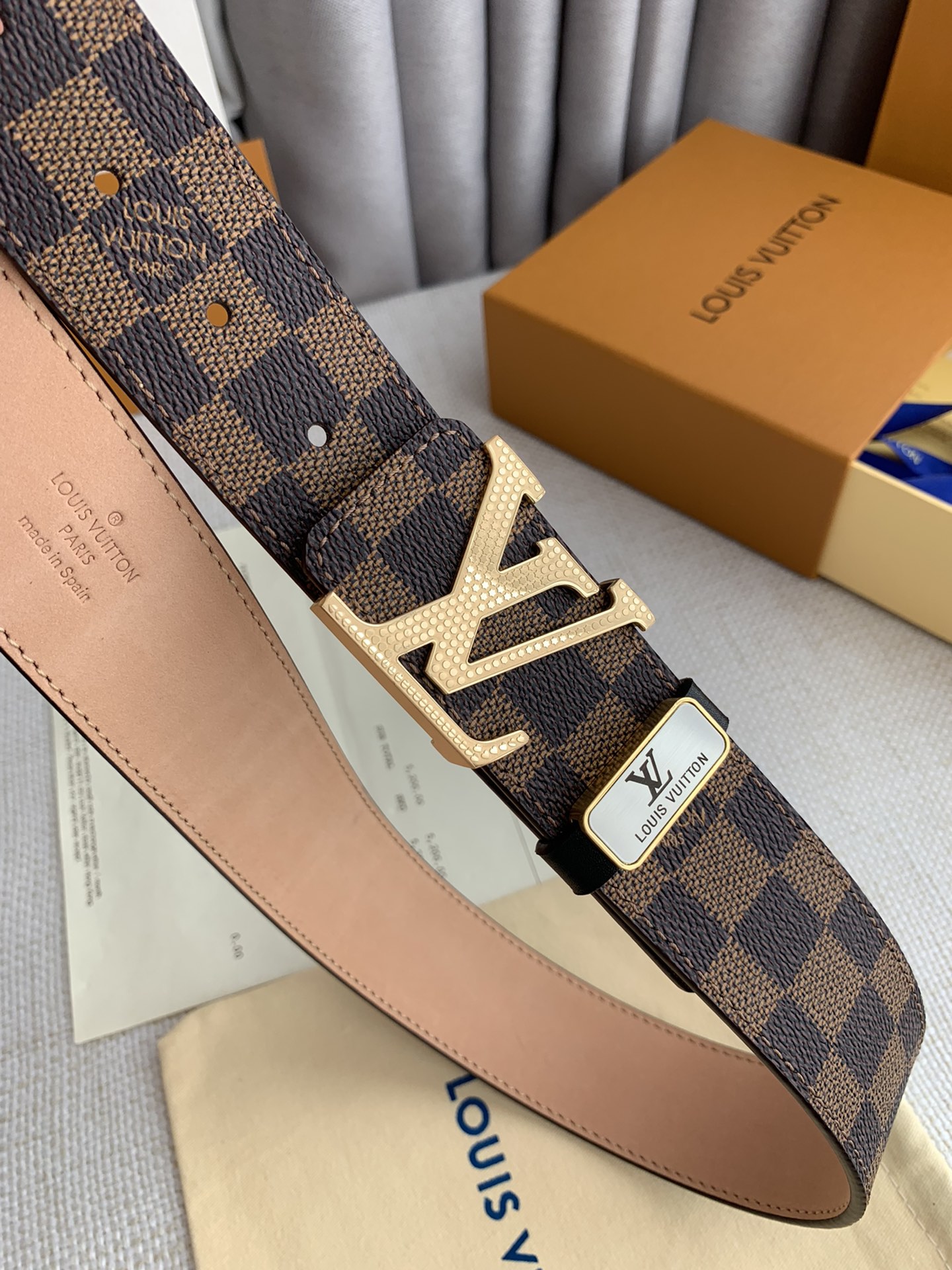 Louis Vuitton Men Belt Width 3.8cm