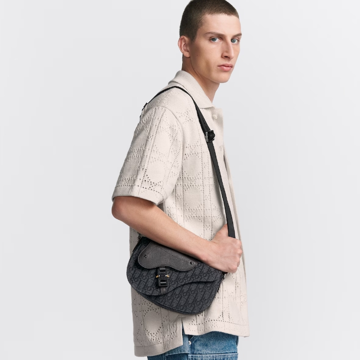 Dior Saddle Messenger Men Shoulder Bags Size 24.5*16.5*5.5cm