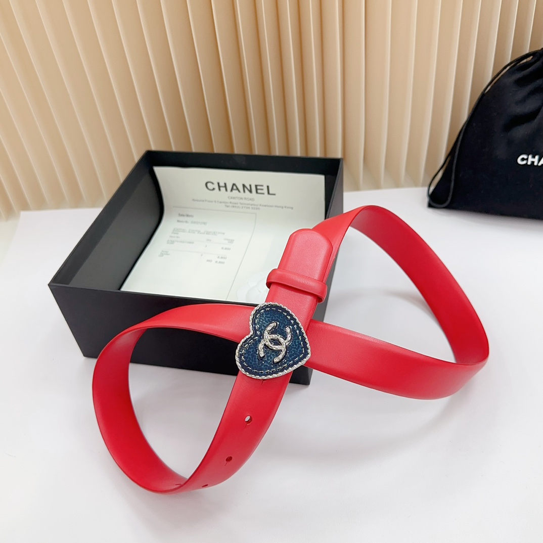 Chanel Women Belt Width 3cm