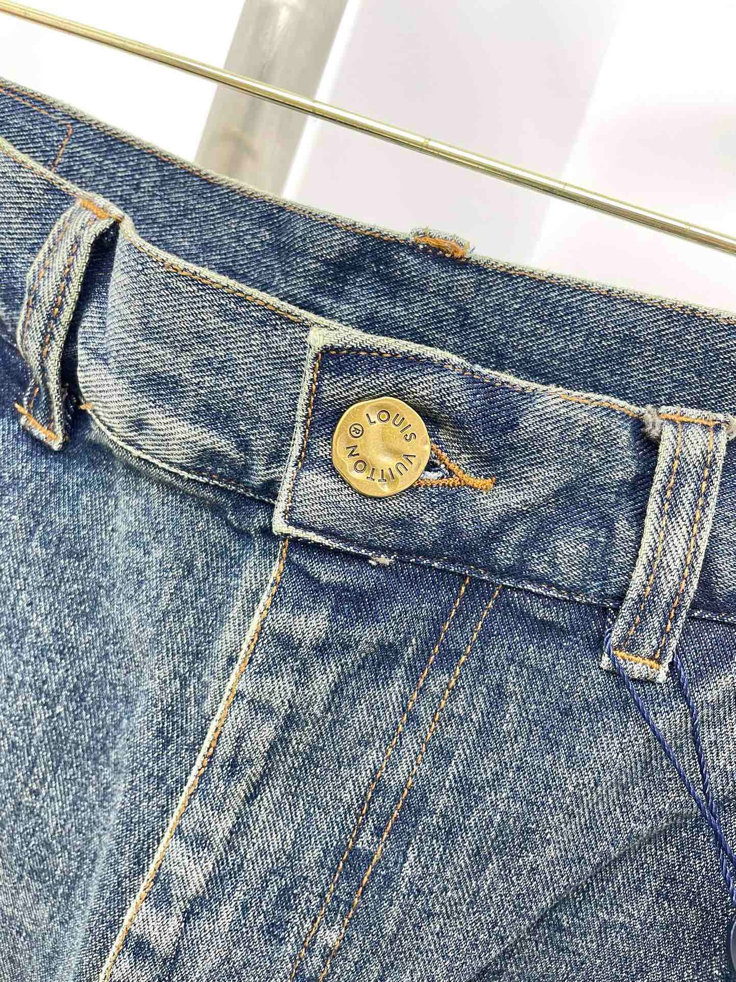 Louis Vuitton Unisex Jeans Size S-XL