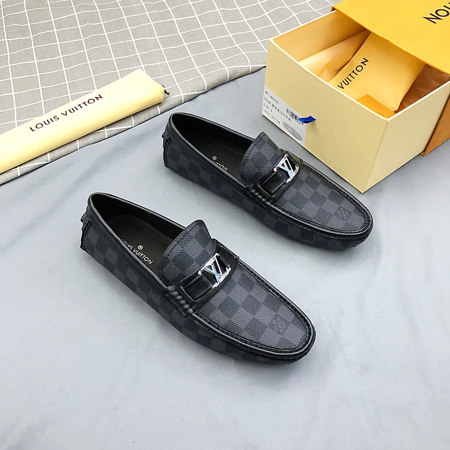 Louis Vuitton Hockenheim Moccasin Loafers Size 39-45 2-Color