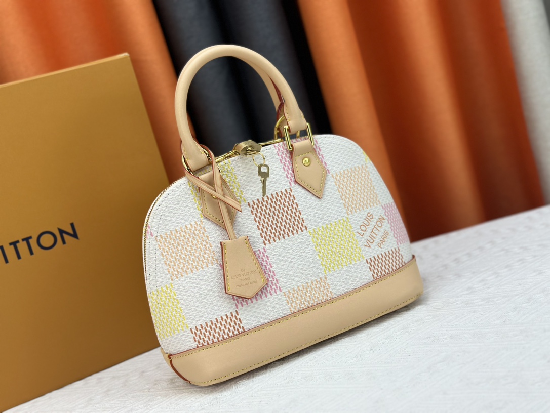 Louis Vuitton N40516 Alma BB Damierlicious Shoulder Bags Size 23*17*11cm