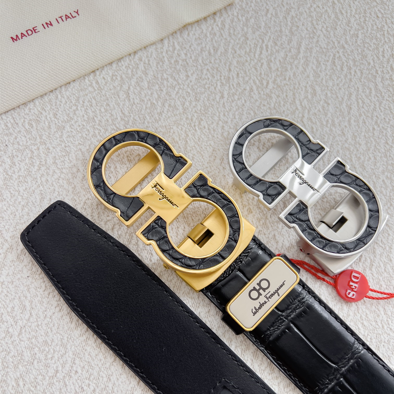 Ferragamo Men Belt Width 3.5cm