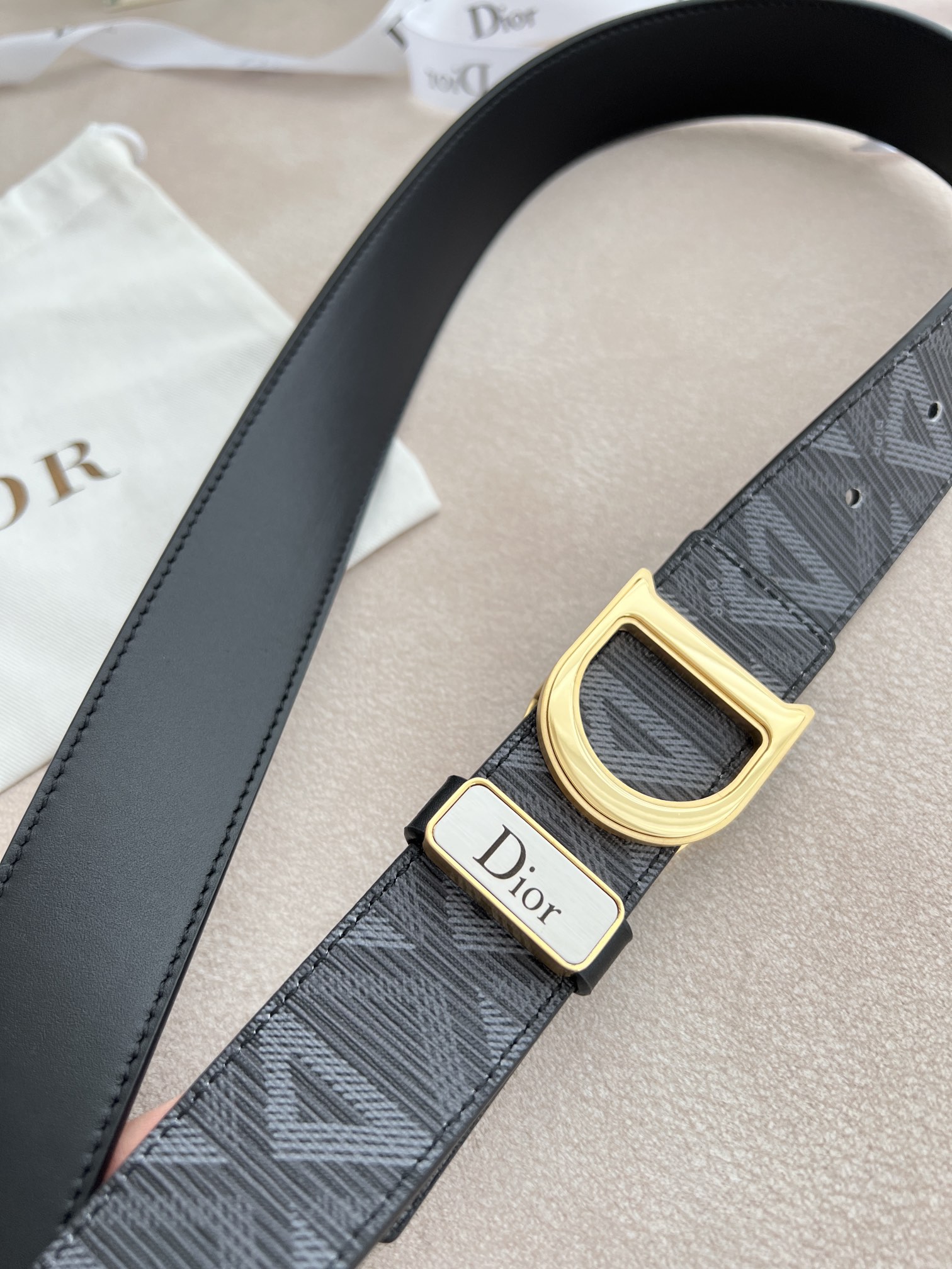 Dior Men Belt Width 3.5cm