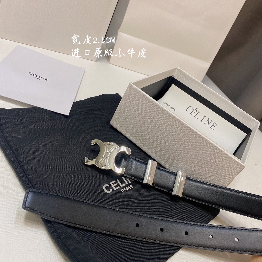 Celine Women Belt Width 2.5cm