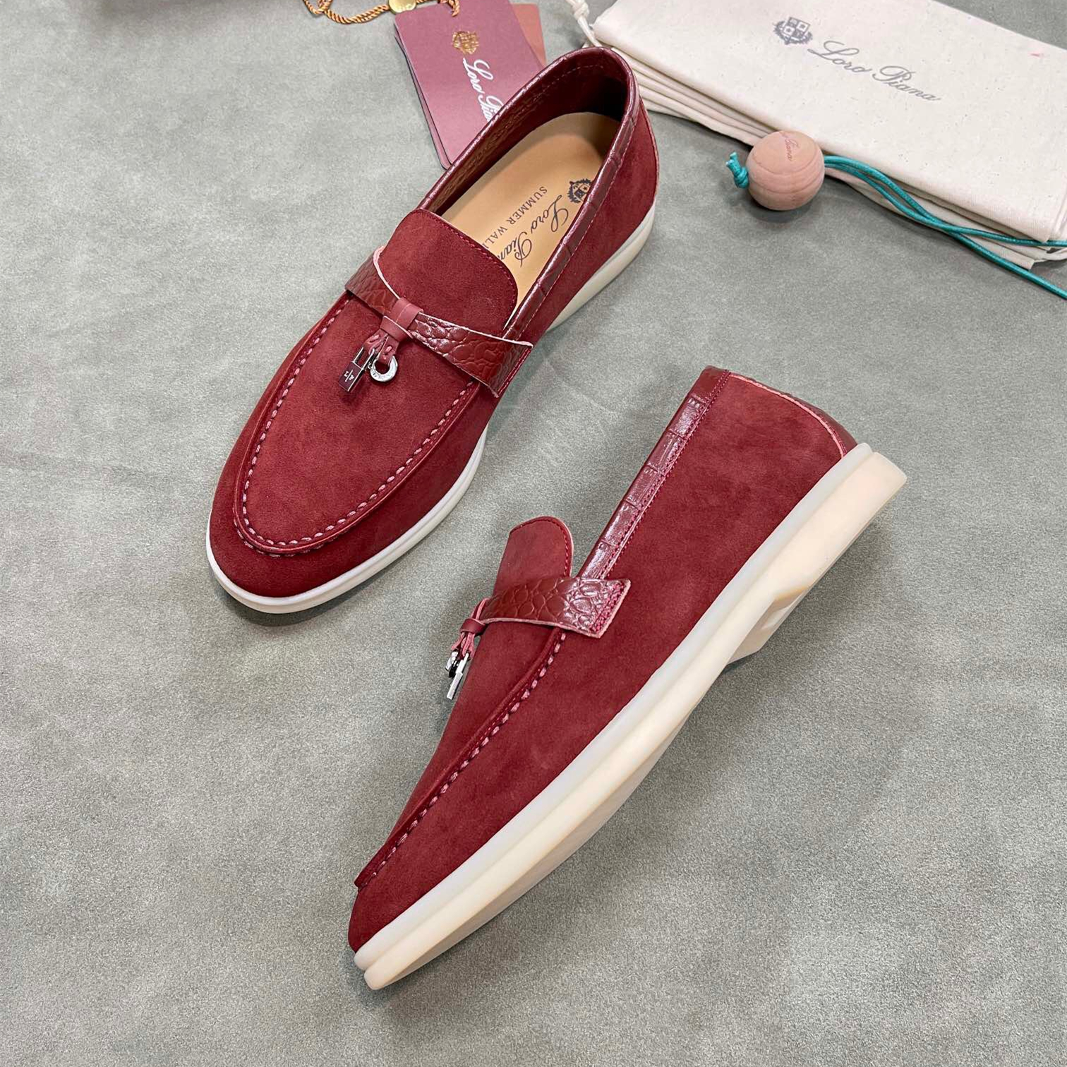 Loro Piana Unisex Loafers Size 36-45