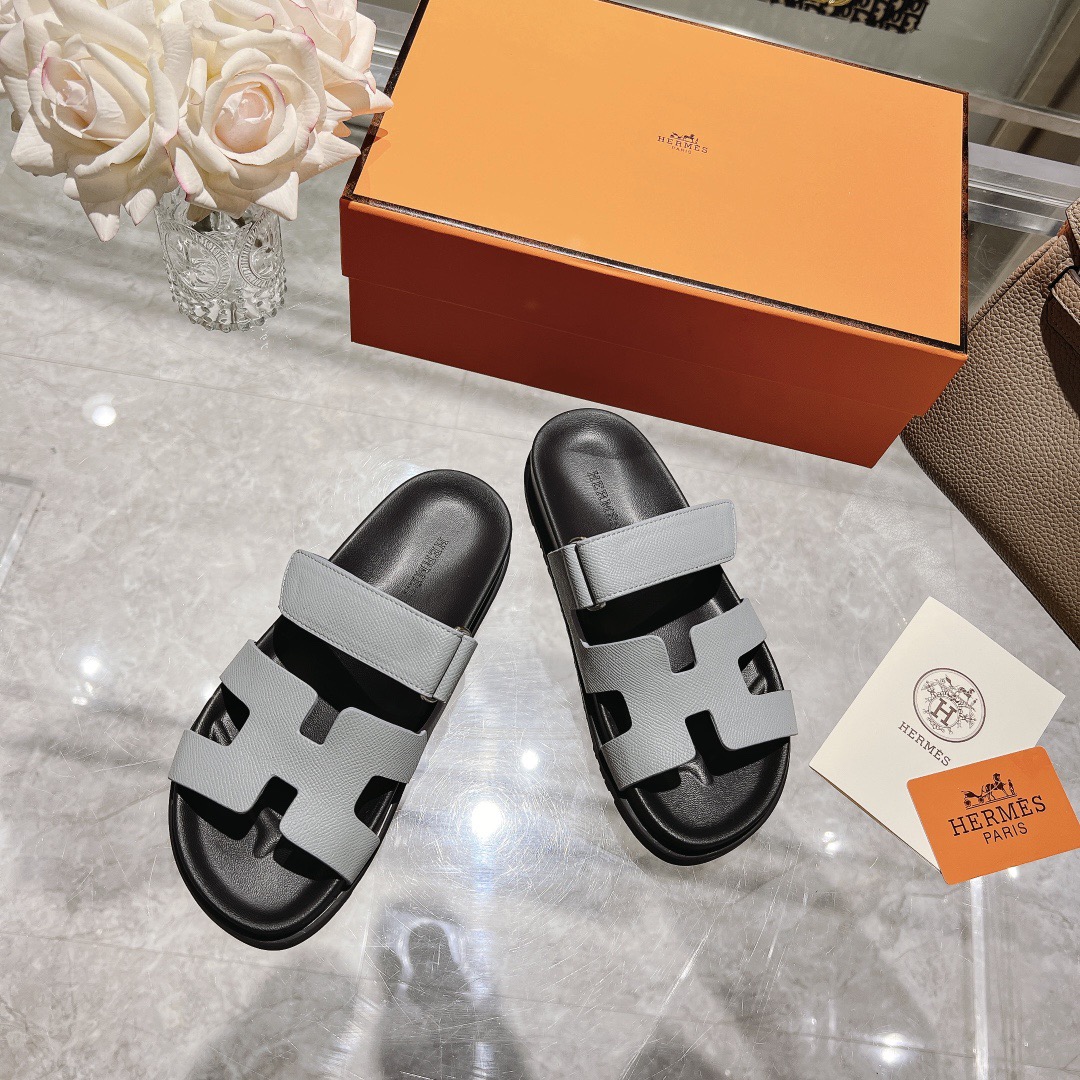 Hermes chypre Slippers Size 36-46