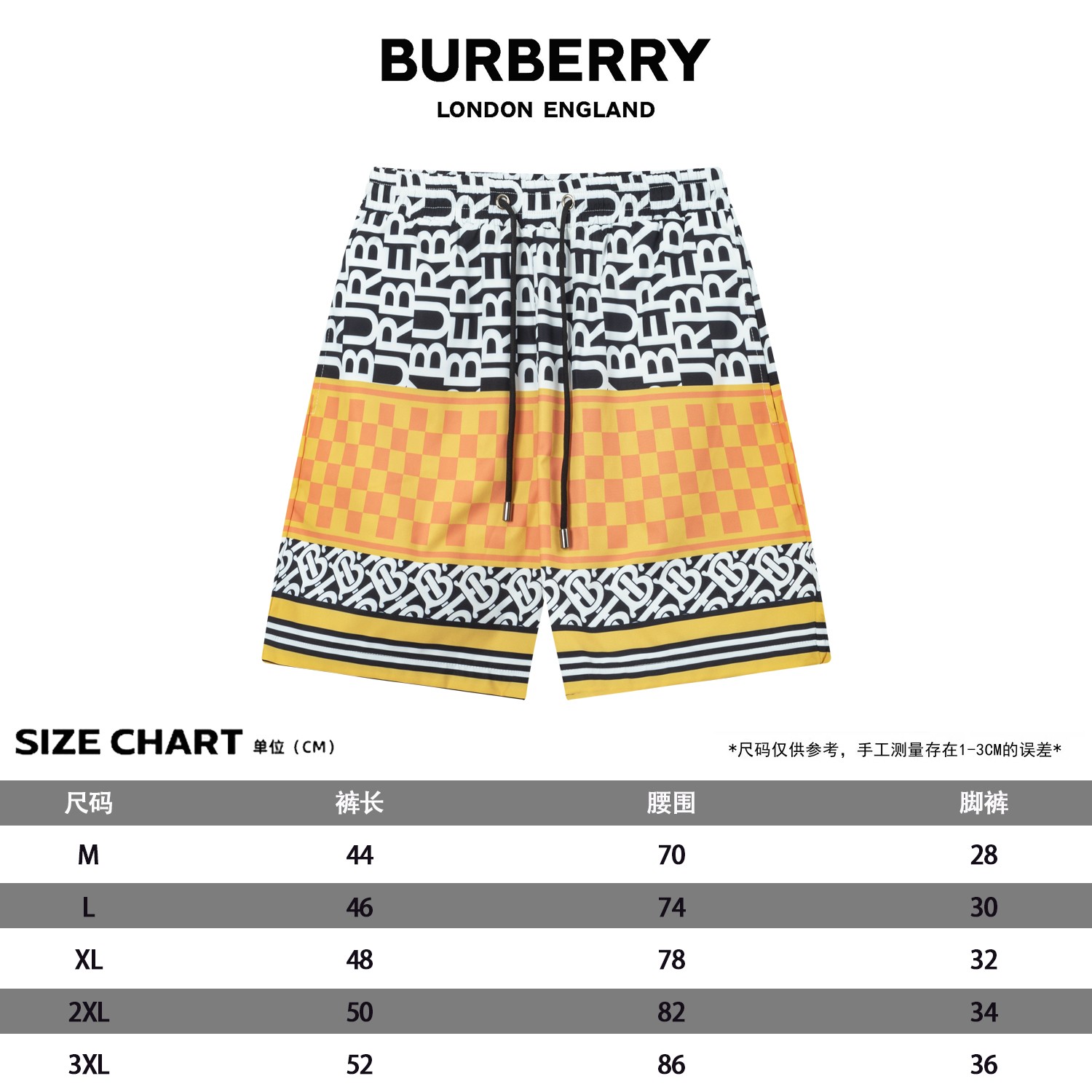 Burberry Beach Pants Size M-XXXL