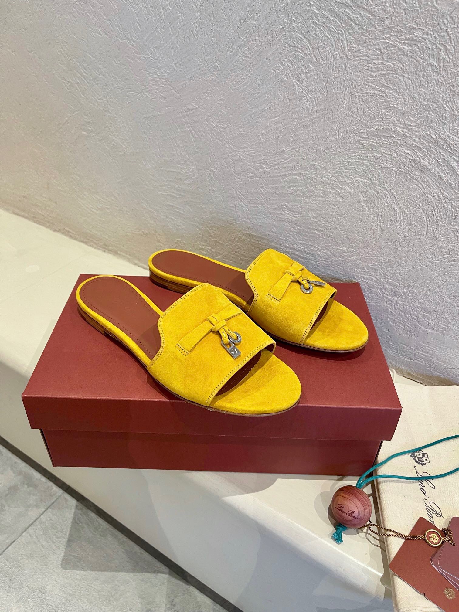 Loro Piana Charms Slipper Women Slippers Size 36-41