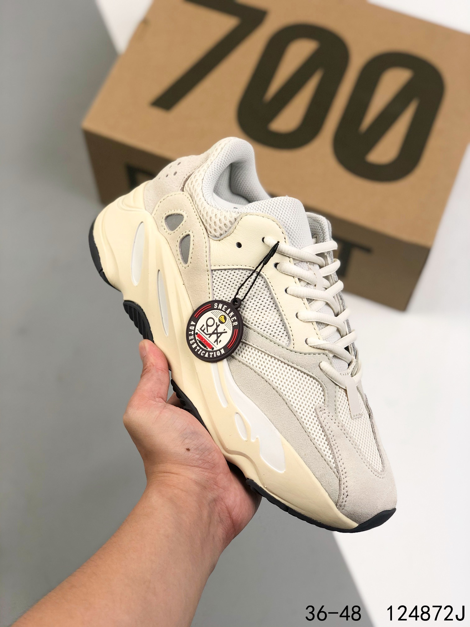 Yeezy Boost 700 V1 Sun Mens/Women's Sneakers Shoes 36 - 48