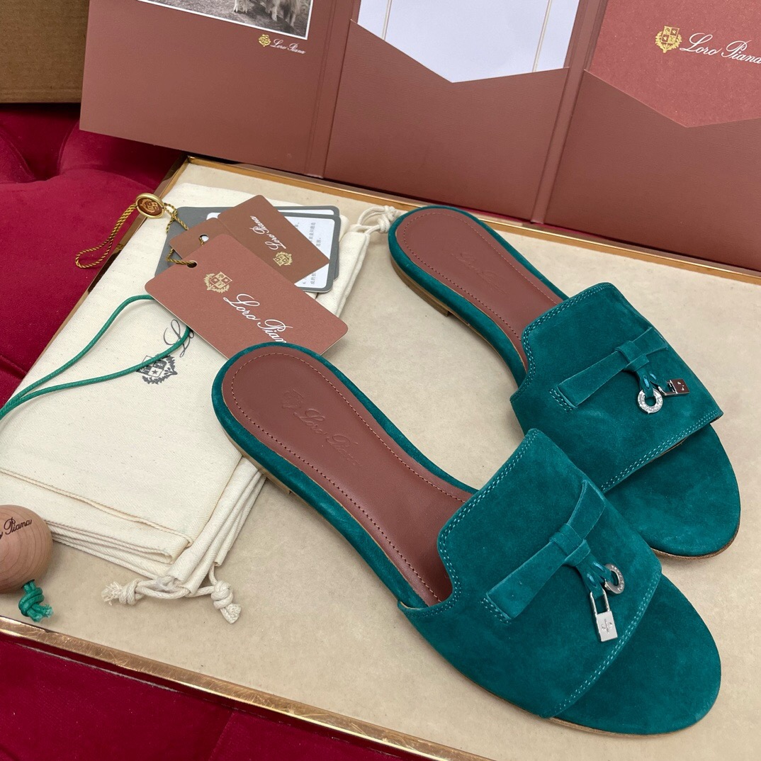 Loro Piana Charms Slipper Women Slippers Size 36-41