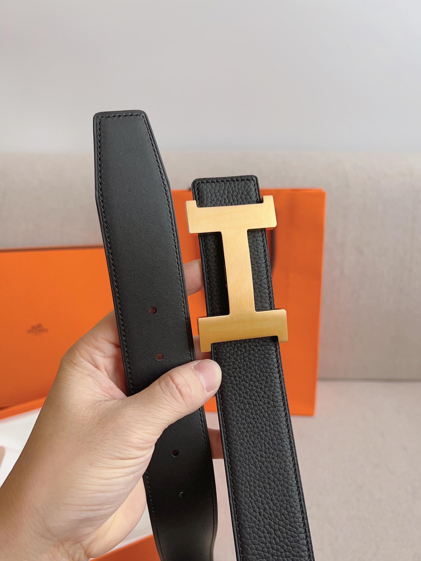 Hermes Men Belt Width 3.8cm