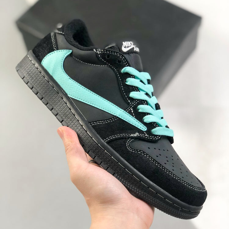 Nike Air Jordan 1 x Travis Scott Low Top Sneaker Shoes Gr. 36-46