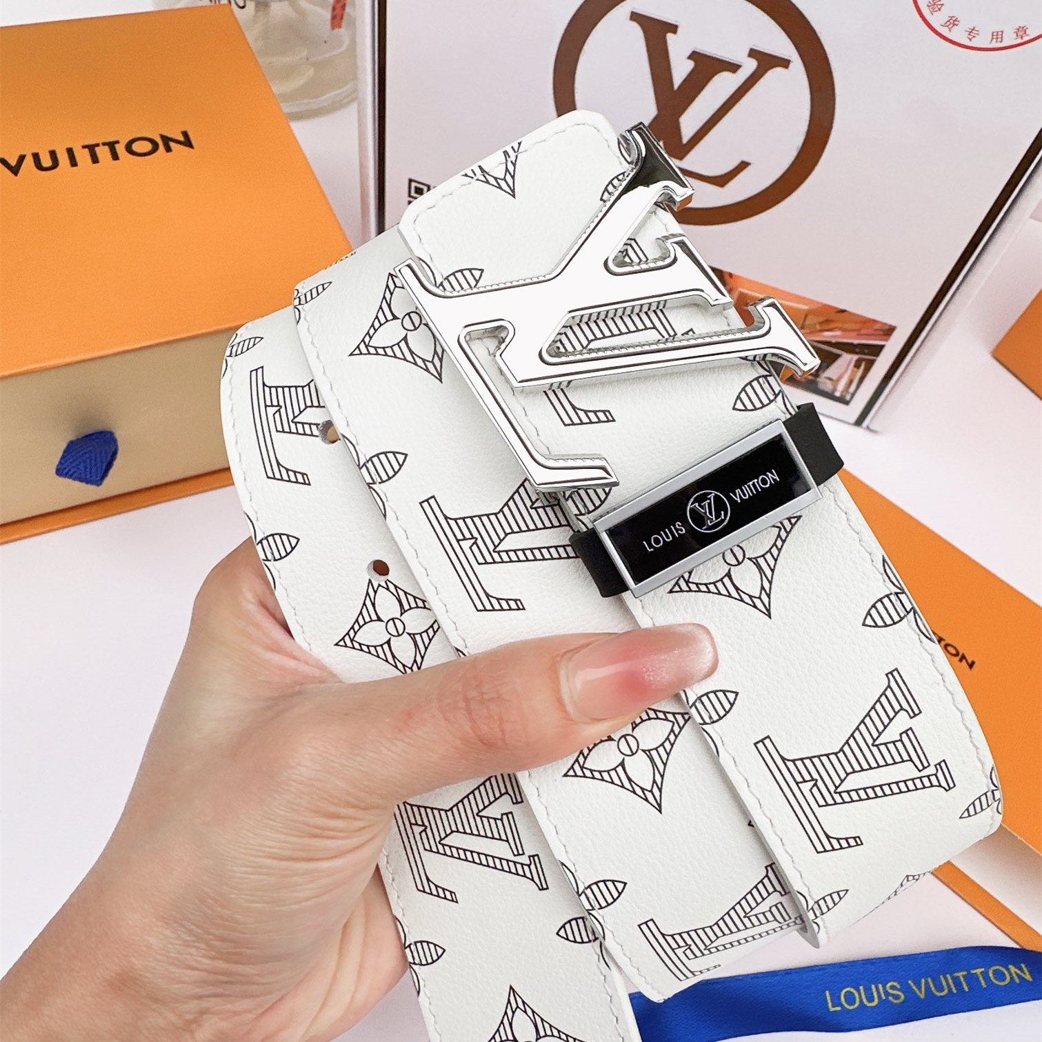 Louis Vuitton Men Belt Width 3.8cm