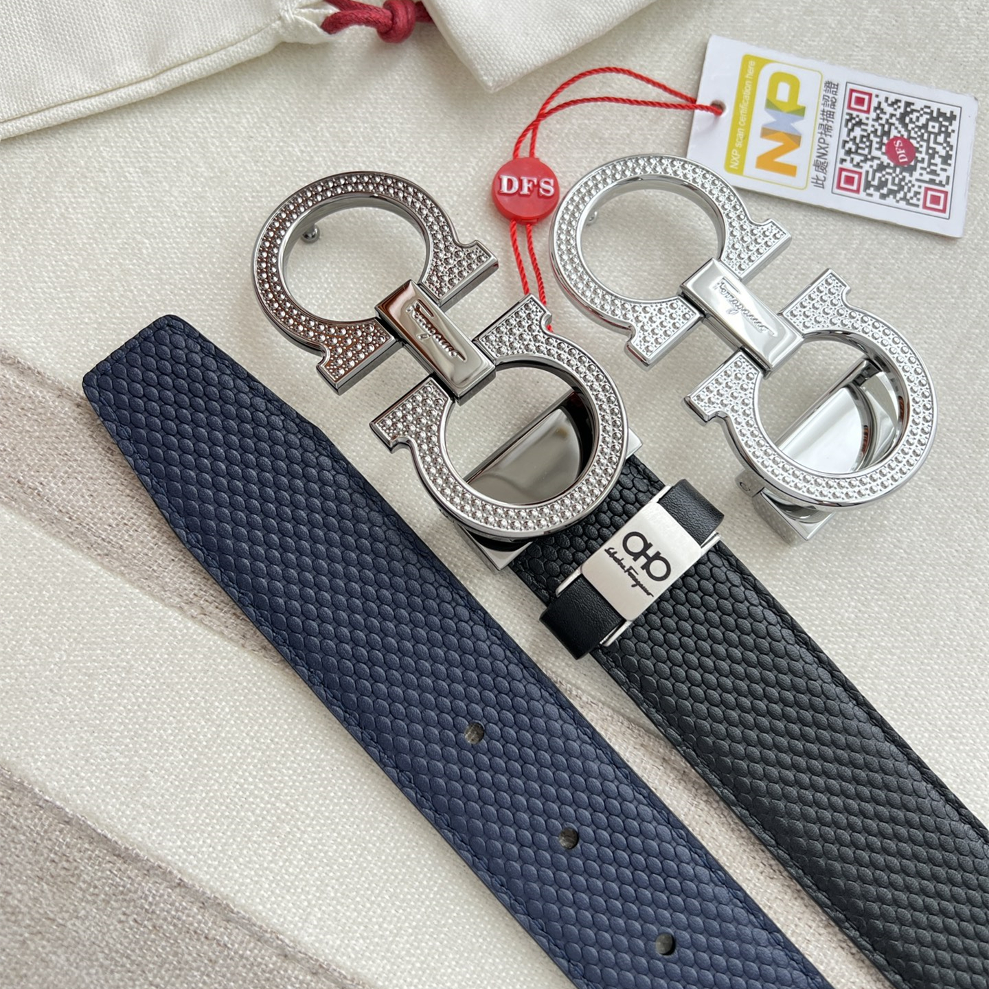 Ferragamo Men Belt Width 3.5cm