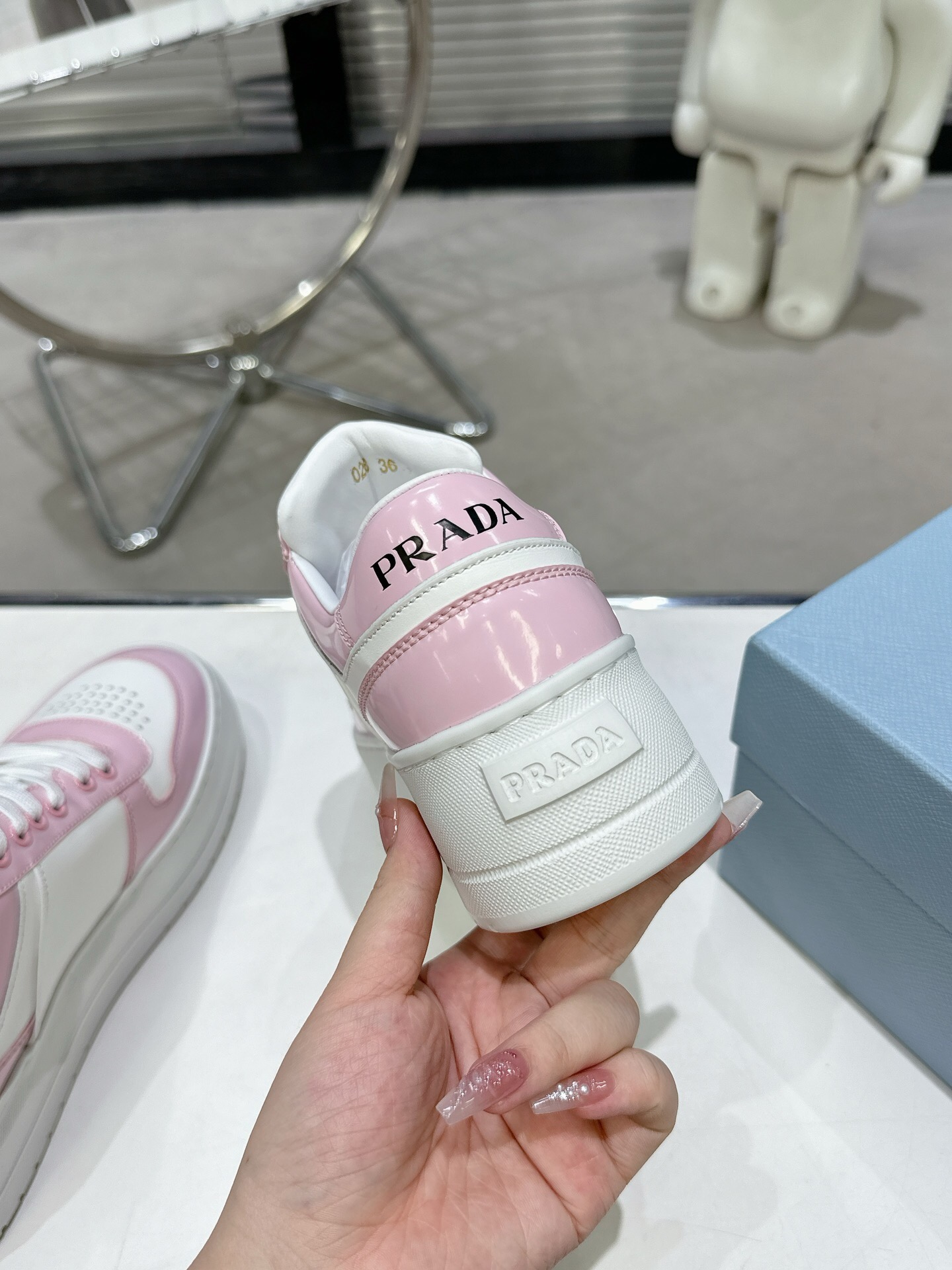 Prada 2024 New Downtown Bold leather Sneaker Size 36-41