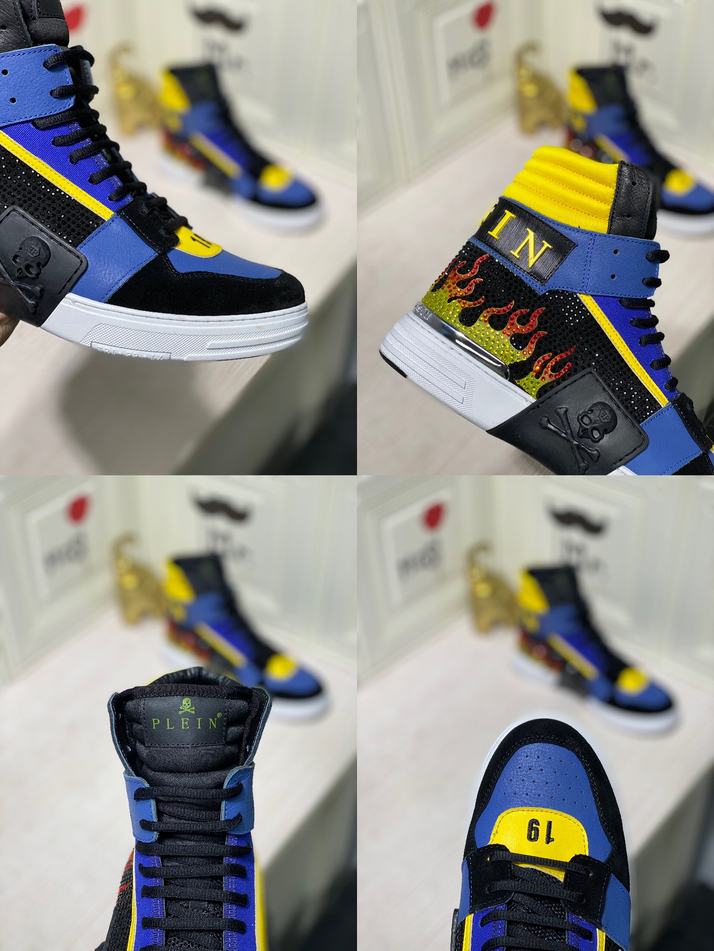 Philipp Plein Mens Outdoor Sneakers Shoes 38 - 45