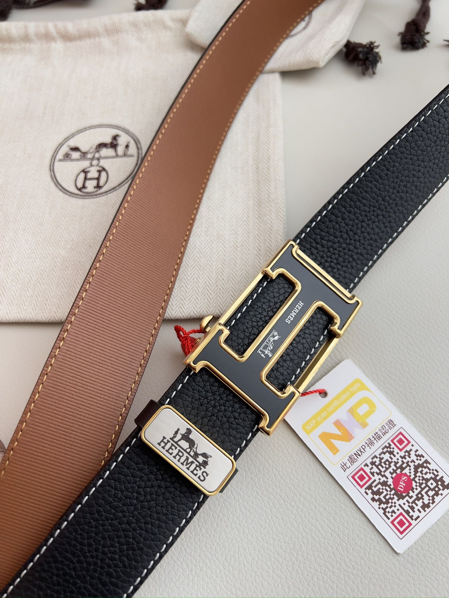 Hermes Men Belt Width 3.5cm