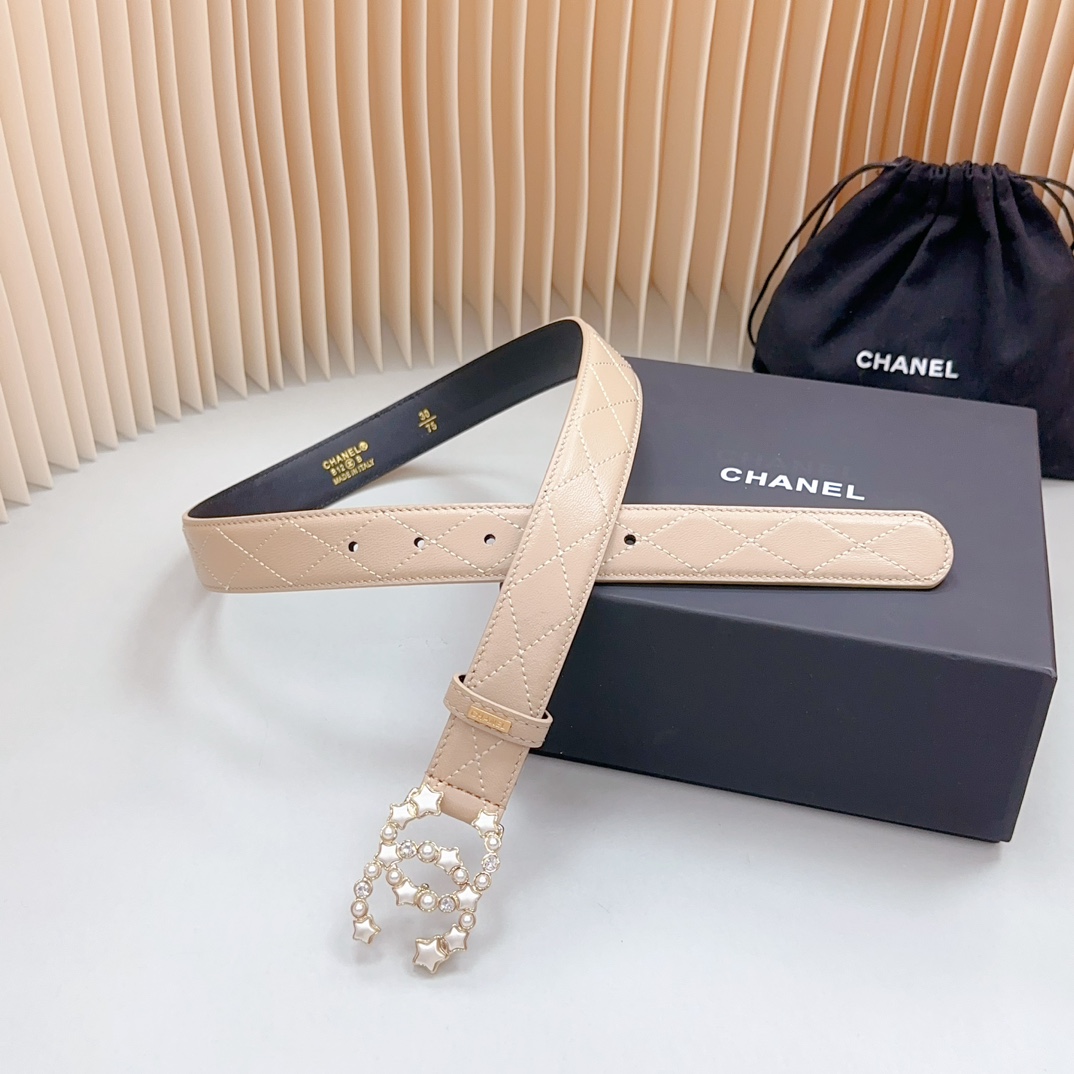 Chanel Women Belt Width 3cm