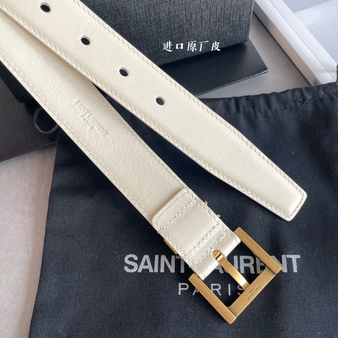 YSL Women Belt Width 3cm