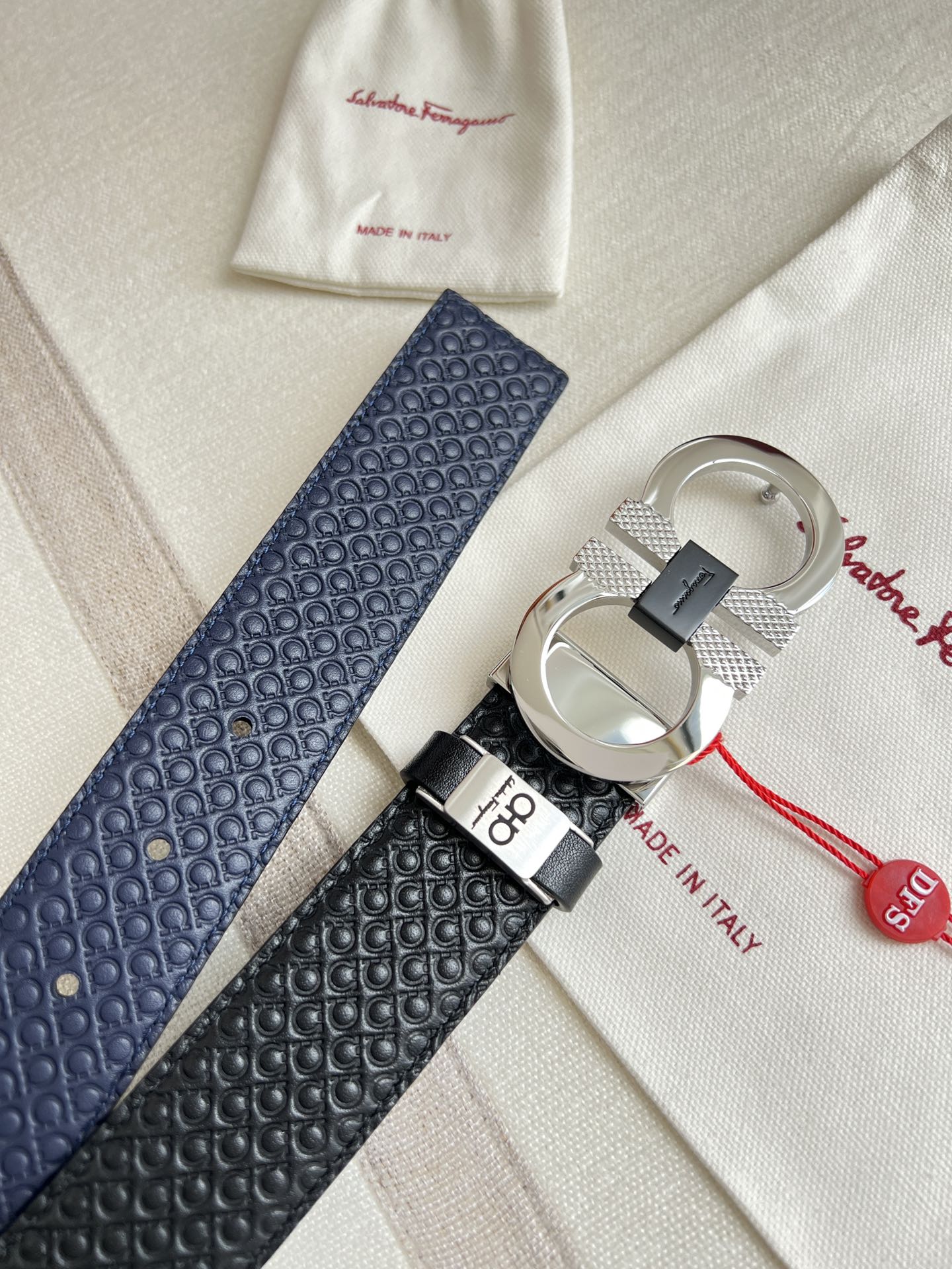 Ferragamo Men Belt Width 3.5cm