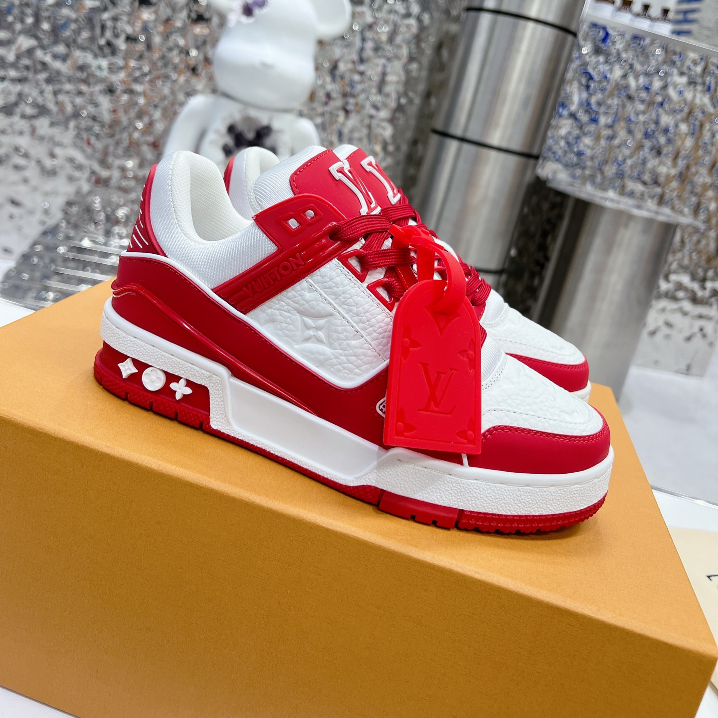 Louis Vuitton Trainer Monogram denim Sneaker Size 36-46