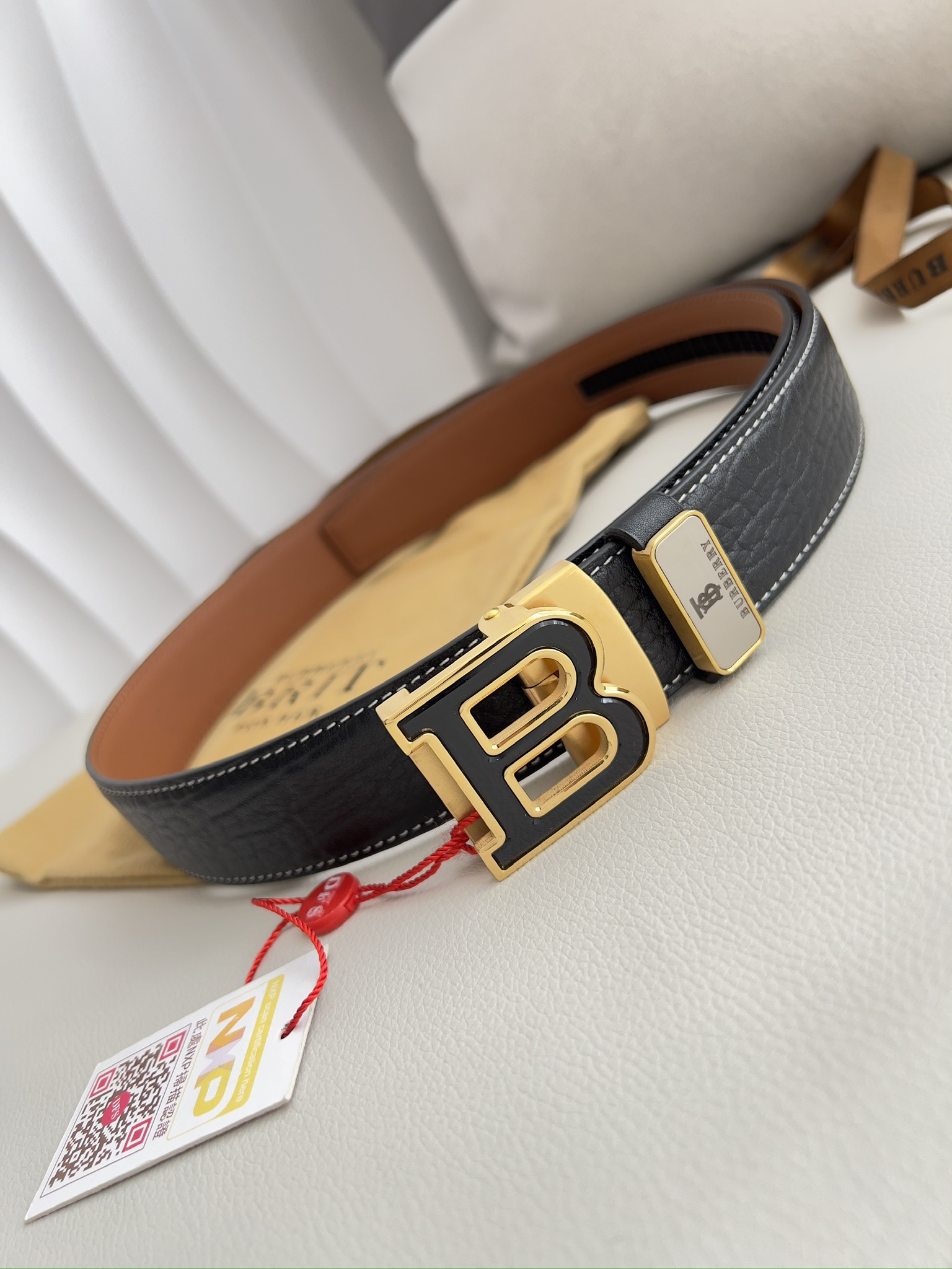 Burberry Men Belt Width 3.5cm