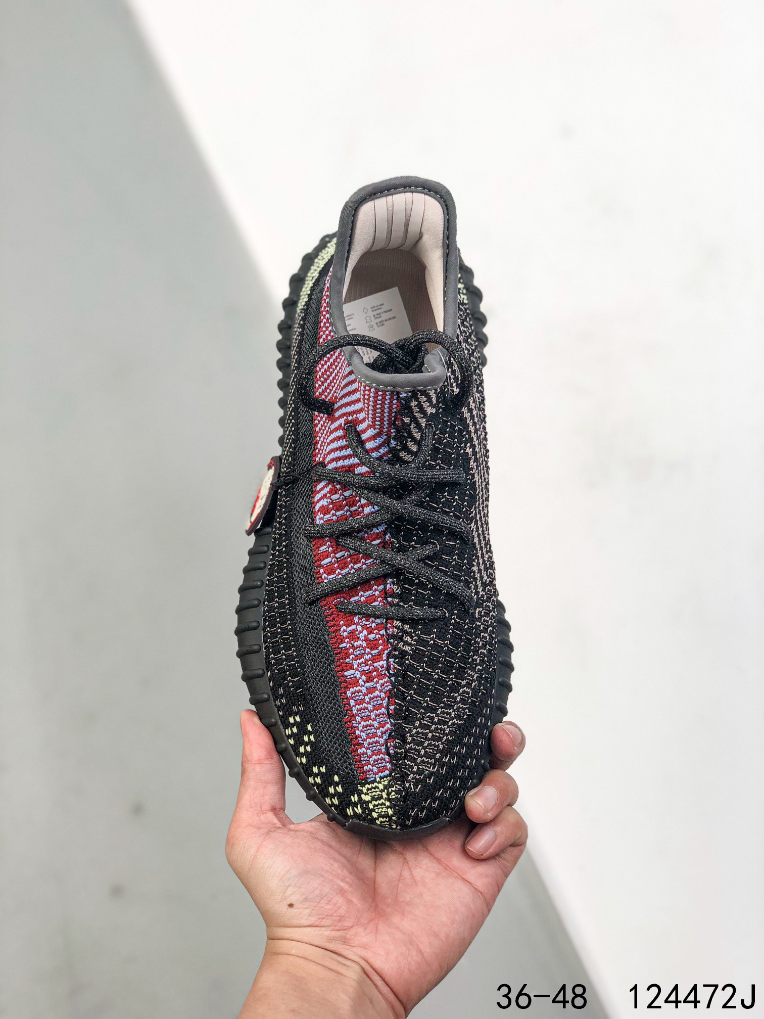 Yeezy 350 Boost 350 V2 Mens/Women Sneakers Shoes Black1 36 - 45