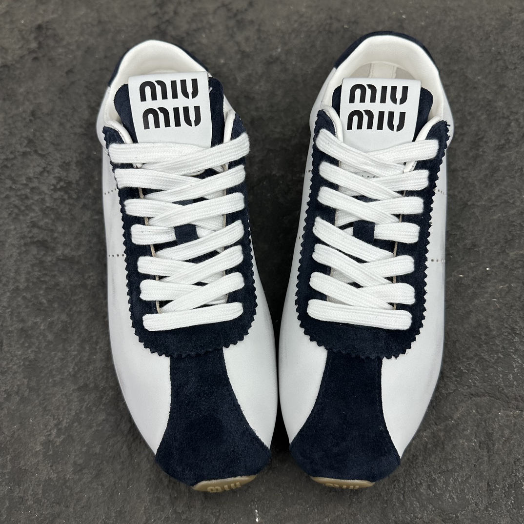 MiuMiu Plume Nappa Sneaker Size 35-40