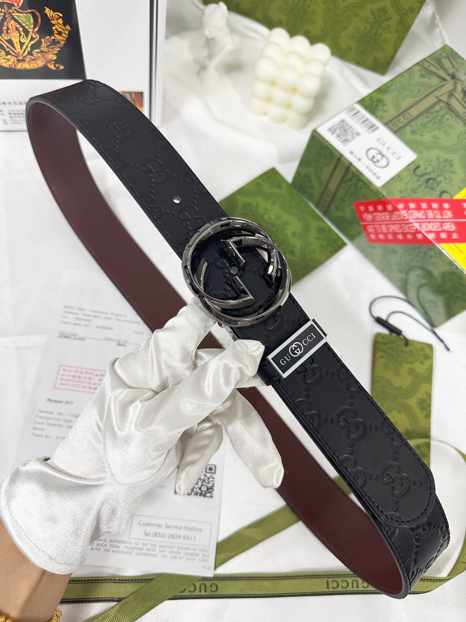 Gucci Men Belt Width 3.8cm