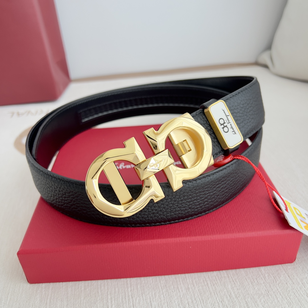 Ferragamo Men Belt Width 3.5cm