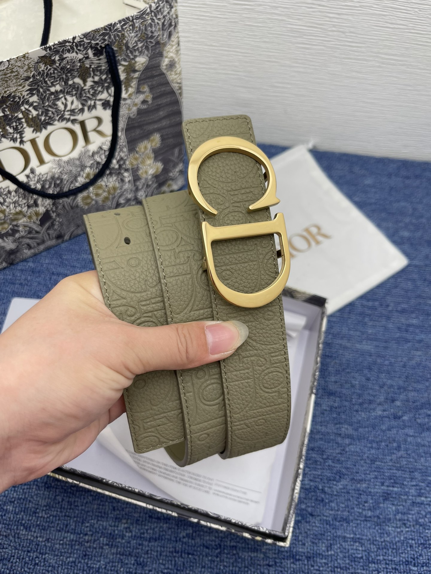Dior Men Belt Width 3.5cm