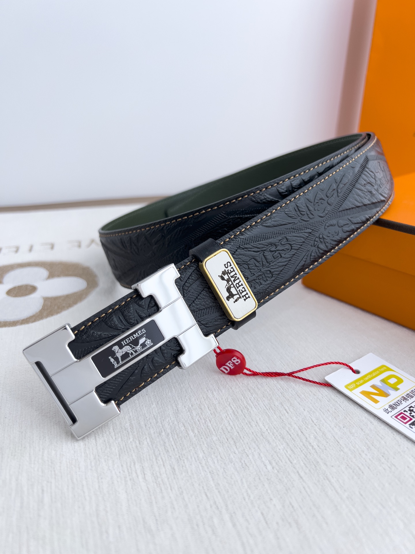 Hermes Men Belt Width 3.8cm